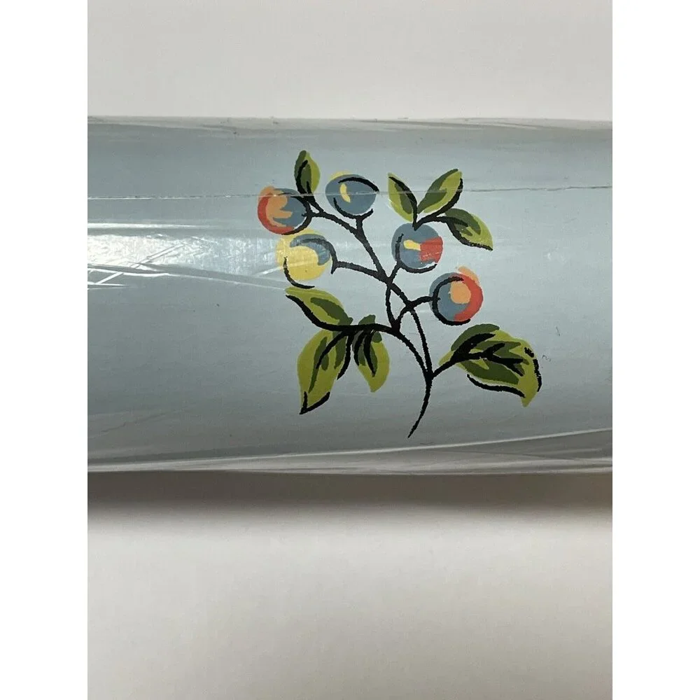 THIBAUT Wallpaper Blue Vintage Floral 839-t-4474 27” X 27 Ft = 60.75 Sq Ft